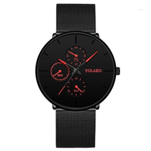 Load image into Gallery viewer, Relogio Masculino Unisex  Woman and Men Quartz Watch In Casual Slim Mesh Style Designer Sport Watch
