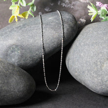 Load image into Gallery viewer, 14k White Gold Diamond-Cut Bead Chain 1.0mm
