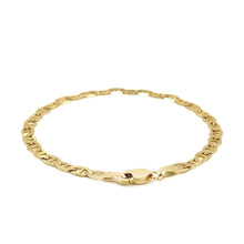 将图片加载到图库查看器，4.5mm 10k Yellow Gold Mariner Link Bracelet
