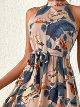 Load image into Gallery viewer, Elegant Floral Sleeveless Dress Lightweight &amp; Feminine Summer Essential Beautiful Print Dress

