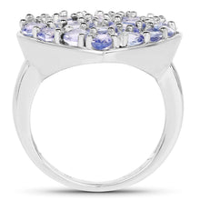 Load image into Gallery viewer, 3.96 Carat Genuine Tanzanite .925 Sterling Silver Ring
