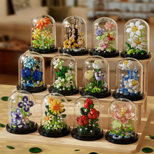Load image into Gallery viewer, DIY Flower Building Blocks Set - Romantic Proposal Decor, Desktop Ornament &amp; Puzzle Toy, Perfect Birthday Gift Ramadan Mubarak
