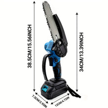 将图片加载到图库查看器，6-inch Cordless Mini Chainsaw – Handheld Electric, Lightweight, Battery-Powered
