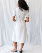 Load image into Gallery viewer, Swiss Dot Scallop Dress

