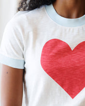Load image into Gallery viewer, Heart to Heart Ringer Tee
