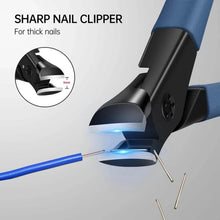 Load image into Gallery viewer, Nail Clippers for Thick Toenail Nails with Wide Jaw Nail Cutter
