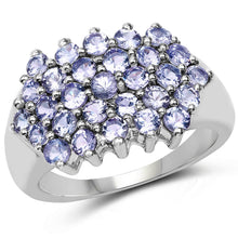 Load image into Gallery viewer, 2.03 Carat Genuine Tanzanite .925 Sterling Silver Ring
