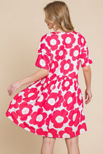 将图片加载到图库查看器，Summer Trendy Women Flower Print Ruched Dress - Trendy and Comfortable Dress for Effortless Style
