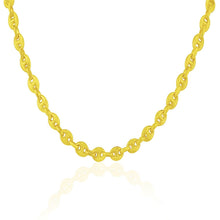 将图片加载到图库查看器，4.7mm 14k Yellow Gold Puffed Mariner Link Chain
