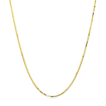 将图片加载到图库查看器，14k Yellow Gold Octagonal Box Chain 1.0mm

