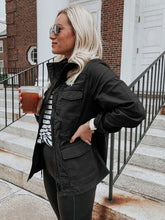 Load image into Gallery viewer, Retro Pocketed Long Sleeve Zip-Up Jacket Lightweight &amp; Stylish Outerwear for Everyday Wear

