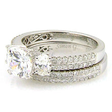 将图片加载到图库查看器，1.05ct Engagement Ring Set 18KT White Gold
