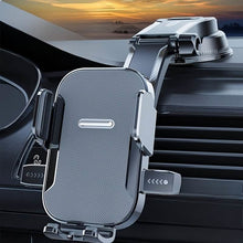 Load image into Gallery viewer, Adjustable Car Phone Holder – Suction Cup Dashboard Mount, Anti-Slip Grip, iPhone &amp; Android
