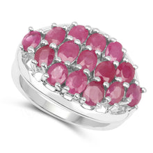 Load image into Gallery viewer, 3.00 Carat Genuine Ruby .925 Sterling Silver Ring

