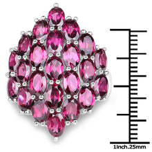 Load image into Gallery viewer, 11.50 Carat Genuine Rhodolite .925 Sterling Silver Ring
