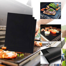 将图片加载到图库查看器，1-6pcs BBQ Grill Mat Non-stick Mat Heat Resistant Grill Mat Outdoor Baking Reusable Barbecue Party Mat 40x50cm Grill Accessories Barbecue Grill Mat Reusable Baking Mat BBQ Sheet Non-Stick for Electric Gas and Charcoal Barbecue Accessories
