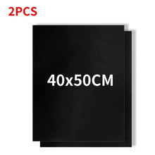 将图片加载到图库查看器，1-6pcs BBQ Grill Mat Non-stick Mat Heat Resistant Grill Mat Outdoor Baking Reusable Barbecue Party Mat 40x50cm Grill Accessories Barbecue Grill Mat Reusable Baking Mat BBQ Sheet Non-Stick for Electric Gas and Charcoal Barbecue Accessories
