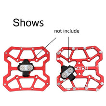 Load image into Gallery viewer, 1 Pair Aluminum Alloy Bicycle Clipless Pedal Platform Adapters For Bike Pedals  Mountain Road Bike Accessories Universal Clipless  Alloy Platform Adapters Cleats Pedal
