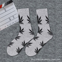 Load image into Gallery viewer, 1 Pair Brand New Fashion Pure Cotton Black White Crew Unisex Socks Sports High Skateboard Blaze Street Wear Happy Long Warm Winter And Autumn Socks For Men And Women
