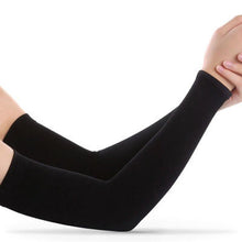 将图片加载到图库查看器，1 Pair One Size Women Cooling Anti-UV Arm Sleeves Girls Sun Protection Arm Covers For Ladies Running Riding Outdoor Sports UV Protection Cooling Arm Sleeves Women Outdoor Activities Workout Arm Sleeve
