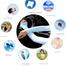 将图片加载到图库查看器，1 Pair One Size Women Cooling Anti-UV Arm Sleeves Girls Sun Protection Arm Covers For Ladies Running Riding Outdoor Sports UV Protection Cooling Arm Sleeves Women Outdoor Activities Workout Arm Sleeve
