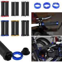 将图片加载到图库查看器，1 pair  Road Cycling Handlebar Grips Anti-Skid Rubber Bicycle Grips Mountain Bike Lock On Bicycle Handlebars End Grips Handle Grip With Aluminum Lock Bike Grip For Scooter Cruiser Tricycle Wheel Chair Mountain Road Urban Foldable Bike
