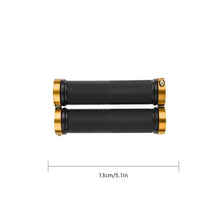将图片加载到图库查看器，1 pair  Road Cycling Handlebar Grips Anti-Skid Rubber Bicycle Grips Mountain Bike Lock On Bicycle Handlebars End Grips Handle Grip With Aluminum Lock Bike Grip For Scooter Cruiser Tricycle Wheel Chair Mountain Road Urban Foldable Bike
