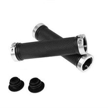 将图片加载到图库查看器，1 pair  Road Cycling Handlebar Grips Anti-Skid Rubber Bicycle Grips Mountain Bike Lock On Bicycle Handlebars End Grips Handle Grip With Aluminum Lock Bike Grip For Scooter Cruiser Tricycle Wheel Chair Mountain Road Urban Foldable Bike

