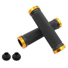将图片加载到图库查看器，1 pair  Road Cycling Handlebar Grips Anti-Skid Rubber Bicycle Grips Mountain Bike Lock On Bicycle Handlebars End Grips Handle Grip With Aluminum Lock Bike Grip For Scooter Cruiser Tricycle Wheel Chair Mountain Road Urban Foldable Bike
