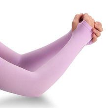 Load image into Gallery viewer, 1 Pair Sport Sun Protection Arm Covers Cooling For Men Women Summer Sunblock Cycling Driving Golf Running Unisex Elbow Cover Outdoor Cycling Running Fishing Driving Cool Anti-UV Arm Sleeves For Workout
