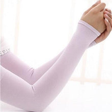 Load image into Gallery viewer, 1 Pairs Arm Sleeves Warmers Sports Sleeve Sun UV Protection Hand Cover Cooling Warmer Running Fishing Cycling Sunscreen Sun Protection Arm Sleeves For Men  Women Arm Cover For Cycling Outdoor Sports
