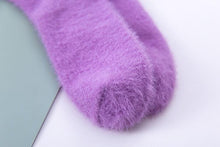 将图片加载到图库查看器，1 pairs Thermal Fluffy Socks Autumn-Winter New Year Socks New Fashion Warm Avocado Cherry Eggplant Socks Warm Ankle Socks Winter Socks For Men And Women
