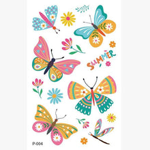Load image into Gallery viewer, 1 Pc Butterfly 3D Temporary Tattoo 52 Style Waterproof Butterfly Tattoos Stickers Temporary Colorful Design For Womens
