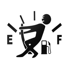 将图片加载到图库查看器，1 Pcs Funny Car Sticker Pull Fuel Tank Pointer To Full Hellaflush Reflective Vinyl Car Sticker Decal Funny High Gas Car Stickers, Reflective Gas Consumption Decal Heat &amp; Water Resistant Fuel Gage Empty Stickers for Car Trucks Motorcycle SUV Van

