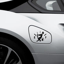 将图片加载到图库查看器，1 Pcs Funny Car Sticker Pull Fuel Tank Pointer To Full Hellaflush Reflective Vinyl Car Sticker Decal Funny High Gas Car Stickers, Reflective Gas Consumption Decal Heat &amp; Water Resistant Fuel Gage Empty Stickers for Car Trucks Motorcycle SUV Van
