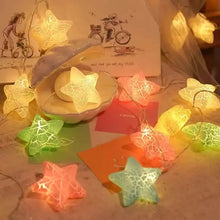 Load image into Gallery viewer, 10-Light Crack Star String Lights
