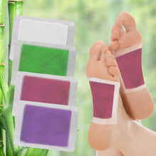 Load image into Gallery viewer, 10-Pack: Detoxifying Scented Bamboo Foot Pads
