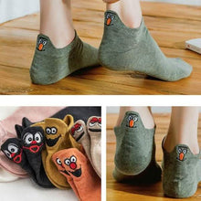 将图片加载到图库查看器，10-Pack: Embroidered Expression Women Socks

