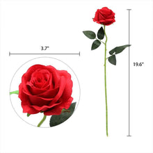 Load image into Gallery viewer, 10-Pack: Nubry Artificial Silk Rose Flower Bouquet
