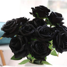 Load image into Gallery viewer, 10-Pack: Nubry Artificial Silk Rose Flower Bouquet
