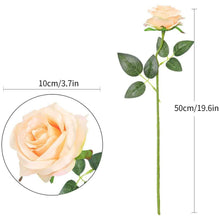 Load image into Gallery viewer, 10-Pack: Nubry Artificial Silk Rose Flower Bouquet
