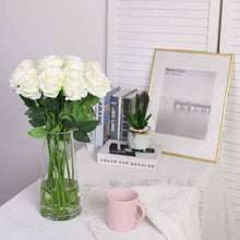 Load image into Gallery viewer, 10-Pack: Nubry Artificial Silk Rose Flower Bouquet
