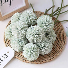 Load image into Gallery viewer, 10-Piece: Artificial Flowers Chrysanthemum Ball Flowers Bouquet
