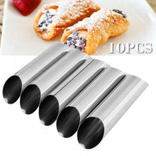 Load image into Gallery viewer, 10-Piece: Non-Stick Buttercream Corner Danish Pastry Molds
