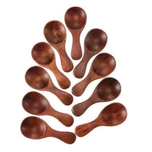 Load image into Gallery viewer, 10-Pieces: Mini Wooden Spoons
