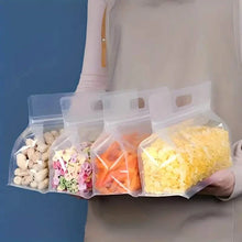 Load image into Gallery viewer, 10-Pieces: Reusable Silicone Leakproof Food Storage Bags

