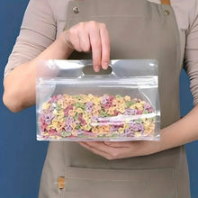 Load image into Gallery viewer, 10-Pieces: Reusable Silicone Leakproof Food Storage Bags
