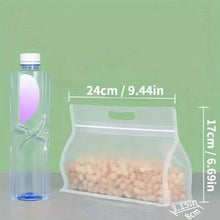 Load image into Gallery viewer, 10-Pieces: Reusable Silicone Leakproof Food Storage Bags
