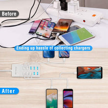 Load image into Gallery viewer, 10-Ports 50W USB Wall Fast Charging Power Adapter

