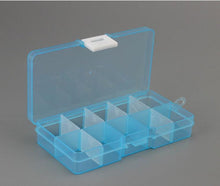 将图片加载到图库查看器，10 Slots Adjustable Plastic Jewelry Box Storage Case Craft Jewelry Organizer Beads  Jewelry Making Jewelry Organizer Adjustable Storage Box Plastic Compartments Organizer for Jewelry

